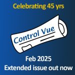 Control Vue News Feb 2025 celebrating 45 years