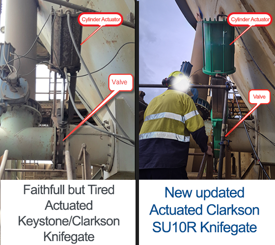 Knifegate Replacement & Upgrade Knifegate Replacement & Upgrade